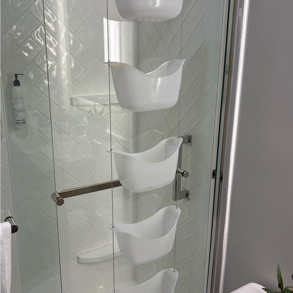 Umbra White Hanging Shower Organizer